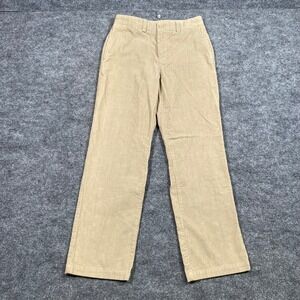 Vineyard Vines Boys Tan Corduroy Pants Size 16 Khaki Straight Leg Cotton Preppy